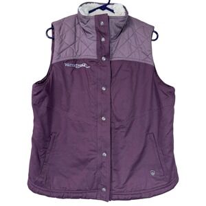 KÜHL Celeste Fleece Lined Waxed Vest Wind & Water Resistant with Business Logo L